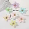 Flor de Pedrería Perla Degradado Abanico Plegable Accesorios Pétalo Estampado en Caliente Pedrería DIY Accesorios para Tocados En Stock diy