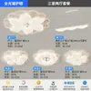 Lámparas Zhongshan color crema viento habitación infantil dormitorio lámpara moderna simple protección ocular lámpara de techo para sala de estar