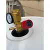 Bomba de calor de fonte de ar tanque de expansão caldeira de aquecimento por piso válvula de alívio de pressão de tampa vermelha pequena válvula de exaustão válvula integrada manômetro componente de segurança