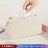 Caixa de Lenço Tecida de Luxo Leve para Casa Criativa Sala de Estar Armazenamento Carro Simples Caixa de Papel de Cor Sólida Caixa de Papel para Guardanapo