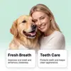 Polvo para Limpiar los Dientes de Mascotas Kriath Cuidado Diario Suave Aliento Fresco para los Dientes de Mascotas Perro Gato Universal