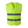 Chalecos Reflectantes para Sitios de Construcción, Protección de Seguridad, Actividades de Voluntariado, Ropa Reflectante al por Mayor, Transpirable y Ligero