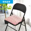 Cojín de felpa antideslizante para glúteos de otoño e invierno, cojín para silla de comedor, cojín para silla de restaurante/comedor, silla plegable, silla de ordenador, cojín para silla de oficina
