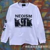 Erd Melancólico Rico Segunda Geração Retrato Retro Americano Estampa Rock Hip-Hop Bolso Cargo Calça Camiseta Manga Curta Solta Tendência Masculina e Feminina