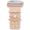 Para apple watch watch watch watch watch watch watch watch watch watch com anel de decoração de pulseira de relógio de silicone