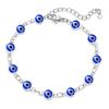 Pulsera de ojo de diablo retro nueva y popular para mujer, con ojos coloridos, personalidad de moda, cadena de muñeca creativa y moderna.