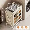 Cesta para Ropa Sucia Cesta de Almacenamiento para Ropa Sucia Plegable Uso en Casa Gran Capacidad Cesta de Lavandería Baño Ropa Cesta para Ropa Sucia