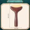 Herramienta de tres puntas Suzaku: Peine Masajeador Ocular Pequeño Flor de Loto de Palo de Rosa de Cálao, Peine Meridian, Masajeador de Puntos de Acupuntura Facial, Estirador de Tendones Faciales