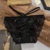 Ropa interior de seda de hielo para mujer, algodón puro antibacteriano en la entrepierna, ligera, sexy, de tiro bajo, para chica, sin costuras, puro deseo, bragas versátiles para mujer