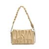 Bolsa Plissada Nuvem de Nicho de Luxo para Mulheres, Bolsa Quadrada Pequena Simples e Versátil para o Dia a Dia, Bolsa de Ombro Elegante