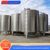 Tanque de Armazenamento de Aço Inoxidável Grau Alimentício 304, Tanque de Armazenamento de Óleo de Aço Inoxidável 90% Novo de 5 Toneladas, Tanque de Armazenamento de Líquidos de Aço Inoxidável de 10 Toneladas
