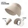 Nuevo sombrero de protección solar de verano, doble cara, seda de hielo, parte superior vacía, sombrero de protección solar para exteriores, moda femenina, sombrero de ala ancha, diadema, sombrero, venta al por mayor