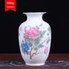 Ornamentos de cerâmica Jingdezhen atacado e atacado peônia sob esmalte Osso fino porcelana fina decorações de vaso pequeno decoração de mesa