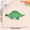 Insignia de dinosaurio bordado a computadora Duo Cool con dibujos de animales pequeños, ropa para niños, accesorios de ropa, parches, pegatinas de tela