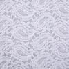 Tejido de Encaje Paisley Elástico de Nylon Ligero Semitransparente Peluche Velo de Boda Adorno de Encaje Manualidades