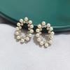 Pendientes de plata 925 con forma de aguja para puesto en el mercado nocturno, para mujer, de Corea del Sur, con explosiones en vivo y pendientes de red roja.