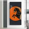 Ma to Chenggong Mural Vertical Atmosférico Moderno Lujo Ligero Estilo Europeo Entrada Pintura Decorativa Pintura de Pared Pasillo Pintura Colgante