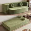 Sofá comprimido, sofá cama estilo vintage, sofá para apartamentos pequeños, sofá para sala de estar, sofá perezoso, sofá de tela para apartamentos de alquiler