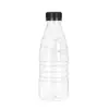 Botella de plástico desechable de 350 ml con tapa, transparente, engrosada, PET de grado alimenticio, botella vacía para envasar bebidas y agua mineral