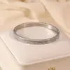 Pulsera de Acero Inoxidable Venta al por Mayor Transfronteriza Oro de 18K de Alta Gama Trébol de Cuatro Hojas Joyería que no se Desvanece Pulsera de Acero de Titanio Joyería