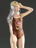 Trajes de Baño de Natación de Competición al por Mayor para Mujeres, Lindos y Modernos de Dibujos Animados Profesionales de Competición de una Pieza Triángulo Trajes de Baño de Entrenamiento para Estudiantes en Piscinas