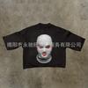 Tendencia Nacional Moda de Verano Fabricante de Camisetas de Manga Corta para Hombre Europeas y Americanas 2026 Camiseta de Manga Corta con Estampado Digital Europeo y Americano de Moda