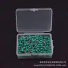 Tachinhas Coloridas Pins Pérola Plástico 4mm Cabeça Redonda Pequena Pregos Curtos Pins Fixos para Marcação de Mapas Pregos para Quadro de Cortiça
