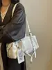 Bolso de Axila Retro de Nicho Gran Capacidad Bolso de Motocicleta para Mujer 2026 Verano Nuevo Bolso Sencillo Tipo Almohada Bolso de Hombro