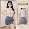 Feimu Camisa Sexy para Cita de Hot Little Honey Traje de Uniforme Abierto Lencería Sexy Deseo Puro 6200