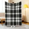 Manta de Franela a Cuadros Hecha a Medida con Logo de Fábrica Manta para Siesta en la Oficina Manta Cubierta Espesa con Estampado a Cuadros