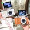Nueva cámara digital CCD de tapa abatible transfronteriza para campus, cámara compacta de nivel de entrada para estudiantes, estilo retro con función selfie