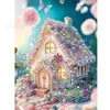 Pintura de Diamantes Irregulares Transfronteriza 5D Hecha a Mano DIY Pintura Adhesiva Amazon 30X40 Simple Feng Shui Pintura de Puntos de Diamante Completa