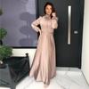 Marca 2026 Outono Estilo Elegante Vestido Tubinho Feminino Patchwork Manga Longa Gola Redonda Origem