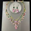 Accesorios Europeos y Americanos Sencillos de Pedrería para Vestidos de Banquete de Boda Nupcial Collar de Clavícula Completo de Diamante de Lujo Ligero