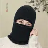 Chapéu de Lã com Proteção para Orelhas, Peça Única Quente de Tricô para Outono e Inverno, Gorro para Ciclismo, Chapéu Quente de Inverno