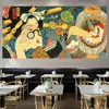 Super-grande Animação One Piece Marca de Maré Coletiva Pano Pendurado Revestimento de Parede Pano de Fundo Decoração de Cabeceira Layout de Dormitório Pano de Parede