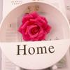 Direto da fábrica 10cm lã rosa cabeça de flor curling canto rosa flor do casamento parede estrada diy simulação decorativa rosa
