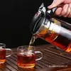 Infusor de chá com separação de borra para uso doméstico, xícara elegante, preparador de chá preguiçoso tudo-em-um, conjunto de bule multifuncional