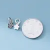 Plata de ley 925, colgante de estrella de cinco puntas de plata tailandesa estilo antiguo, charm para pulsera DIY, material y accesorios de tejido de cordón hechos a mano, S1234