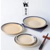 Prato de barro para cozinhar no vapor, tigela de cerâmica, prato grosso, prato de cerâmica, prato de fazenda, prato de cerâmica, prato de arroz cozido no vapor, prato recomendado feito à mão
