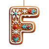 Novo Acrílico Transfronteiriço Plano Desenho Animado Acrílico Pingente de Natal Letras