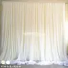 Cortina de Gaze de Rede para Casamento Adereços Cortinas de Gaze Flutuante de Camada Dupla para Casamento Novo Estilo Decoração de Cortina de Parede de Fundo para Jardim de Infância