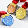 Medallas Creativas de Cristal Espejo Personalizadas de Metal de Alta Gama para Colgar en Juegos Deportivos, Premios de Competición Grupal, Souvenirs