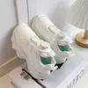 Zapatillas Blancas para Niños 2026 Primavera y Otoño Nuevo Moda Malla Zapatos Casuales Suela Suave Antideslizantes Versátiles Zapatos Deportivos para Niñas