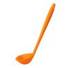 Cuchara de sopa de silicona, colador de silicona, cuchara para gachas de avena para el hogar, mango largo, sartén antiadherente grande resistente a altas temperaturas, cuchara especial