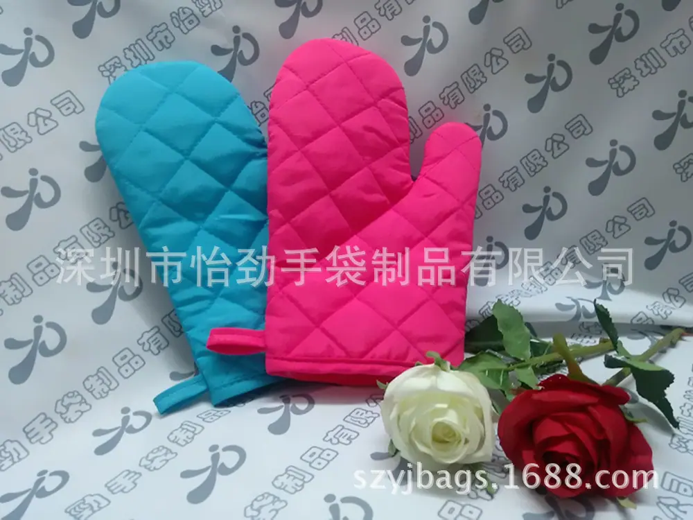 短款间棉隔热手套