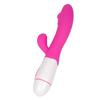 Vibrador eléctrico masturbador de doble cabeza de silicona para mujeres Huasini, 30 frecuencias, vibrador AV, productos sexuales para adultos