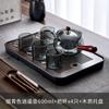 Xiaoyao Panela de Vidro Conjunto de Chá Kung Fu Casa Escritório Bule com Alça Lateral Bule Giratório Utensílio para Ferver Chá Fogão Elétrico de Cerâmica