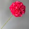 Flores Artificiales para Uso en Bodas, Hortensias, Venta al por Mayor Transfronteriza, Flores Artificiales para Paisajismo, Flores de Seda para Decoración, Flores Artificiales para Entrega, Hortensias