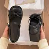 Sapatos Femininos Brancos Delicados Estilo Fada Francesa Salto Grosso 2026 Outono Novo Mary Jane Salto Alto Sapatos JK Pequenos de Couro
